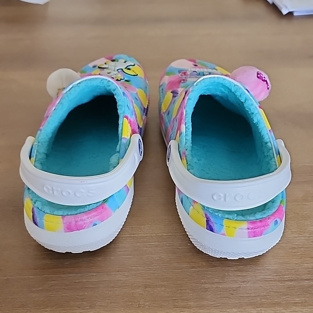 Disney x Crocs Pixar Toy Story Fuzzy Lined Festival Clogs Unicorn Jibbitz - Picture 8 of 9